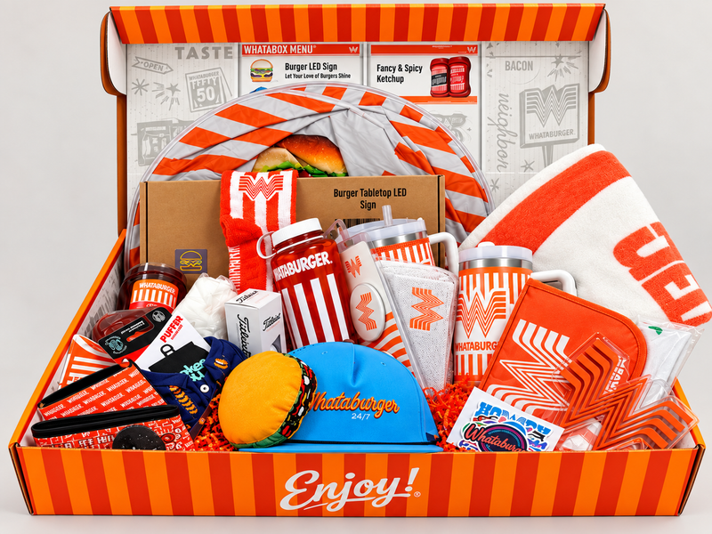 The Ultimate WhataBox Basket & Whataburger for a YEAR!