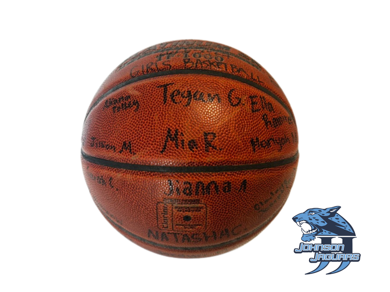 Johnson One-of-a-Kind Signed 26-27 Girls Basketball