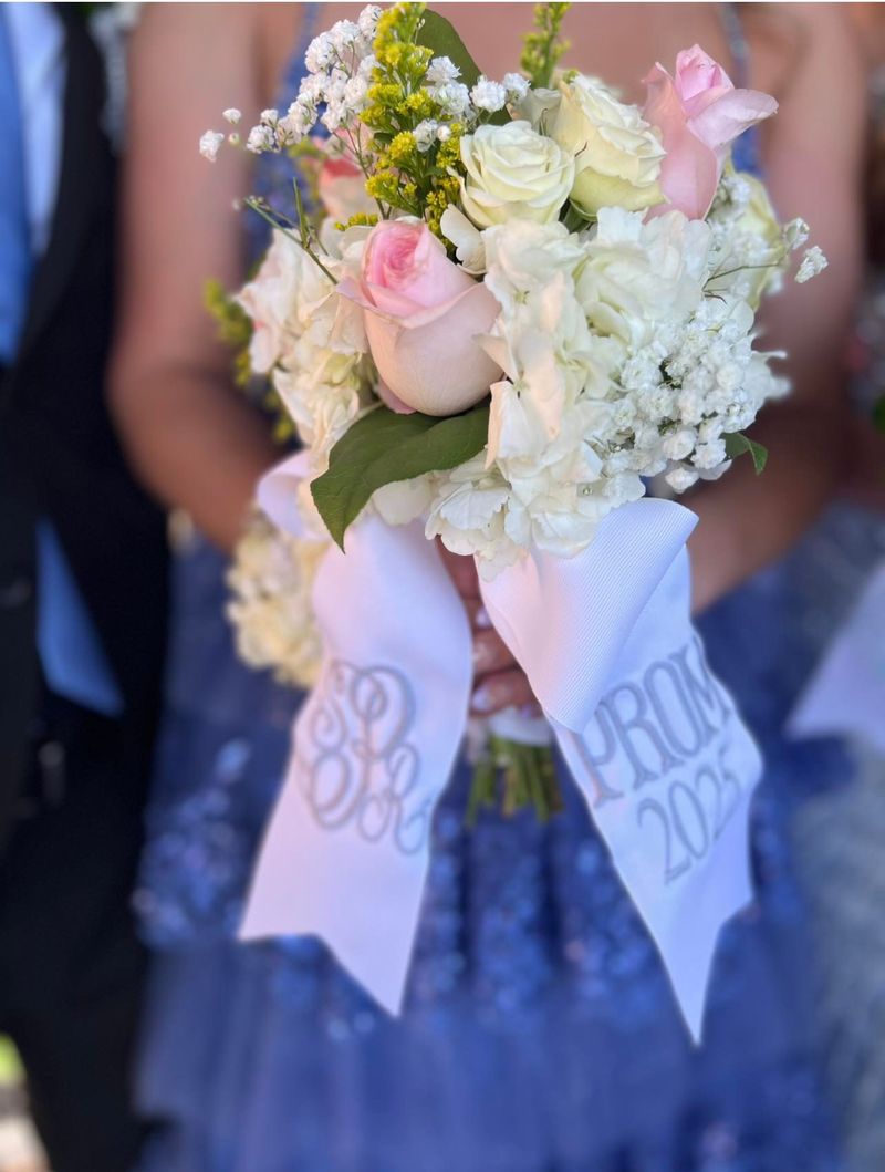2 Personalized 2027 Prom Bouquet Ribbons- Package 2