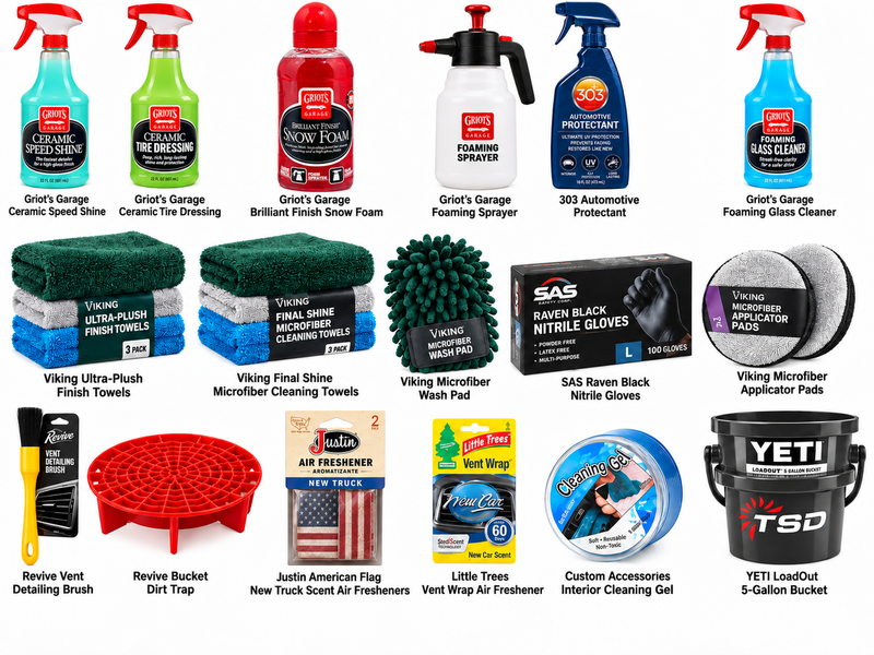 $300 Truck Source Gift Certificate + Complete Auto Care Kit