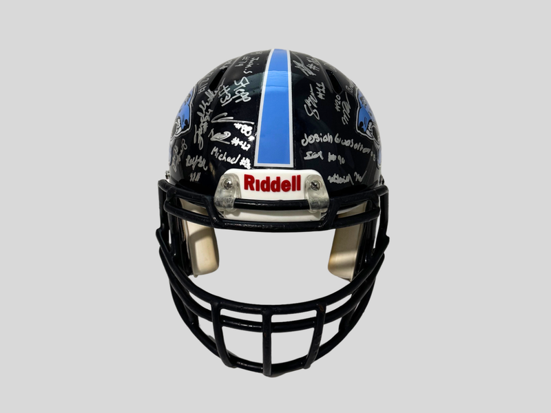 Johnson Jags Football Helmet signed by the 26-27 Defense & Special Teams