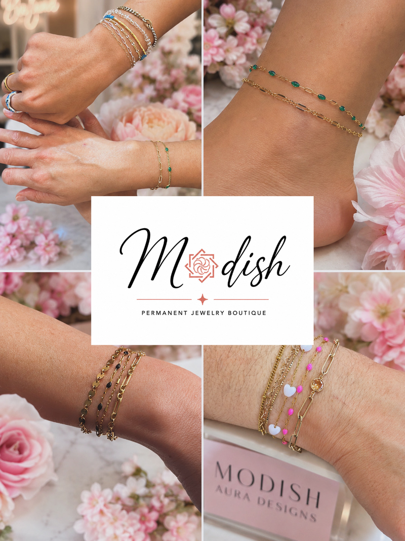 Permanent Jewelry Experience for TWO by Modish Aura Designs
