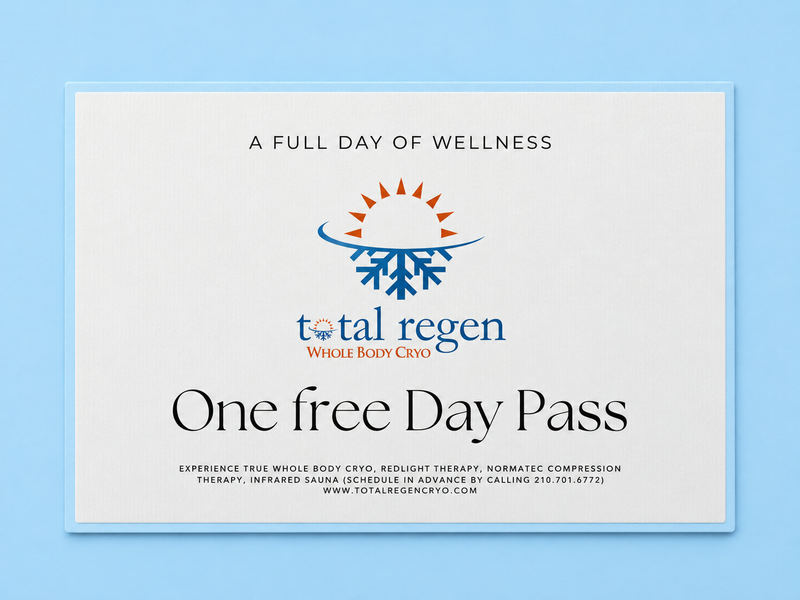 Total Regan Whole Body Cryo day pass (B)