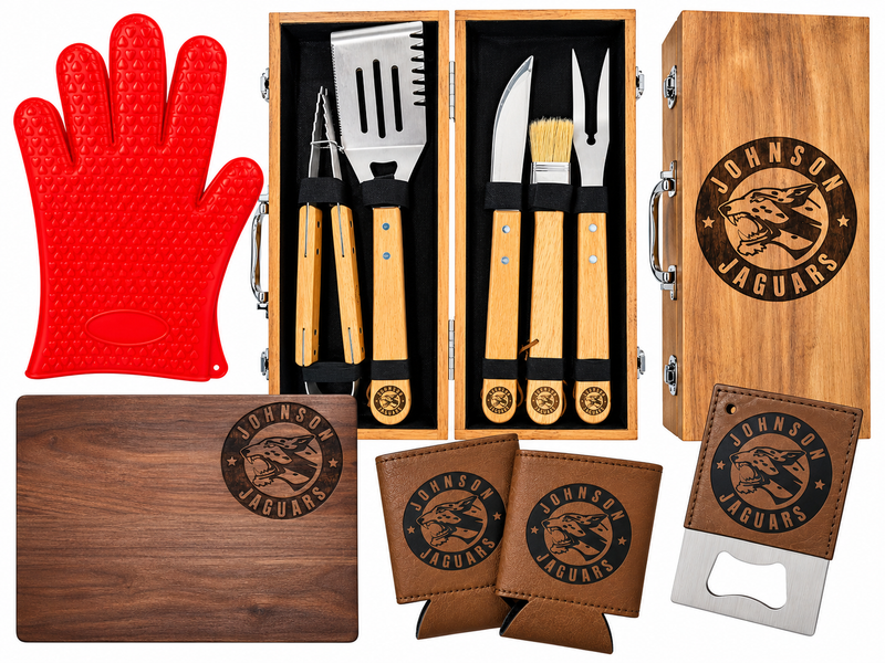 Johnson Jaguars Custom Grilling Set
