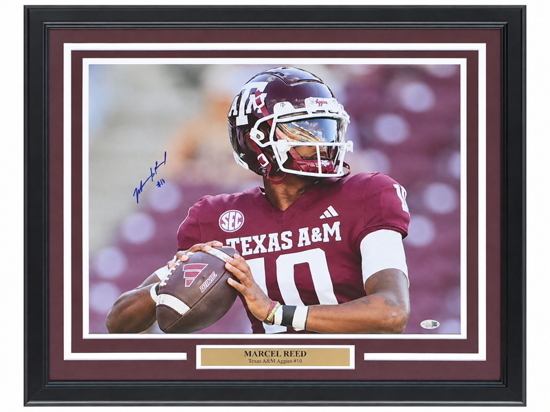 Framed Marcell Reed 16x20 A&M photo