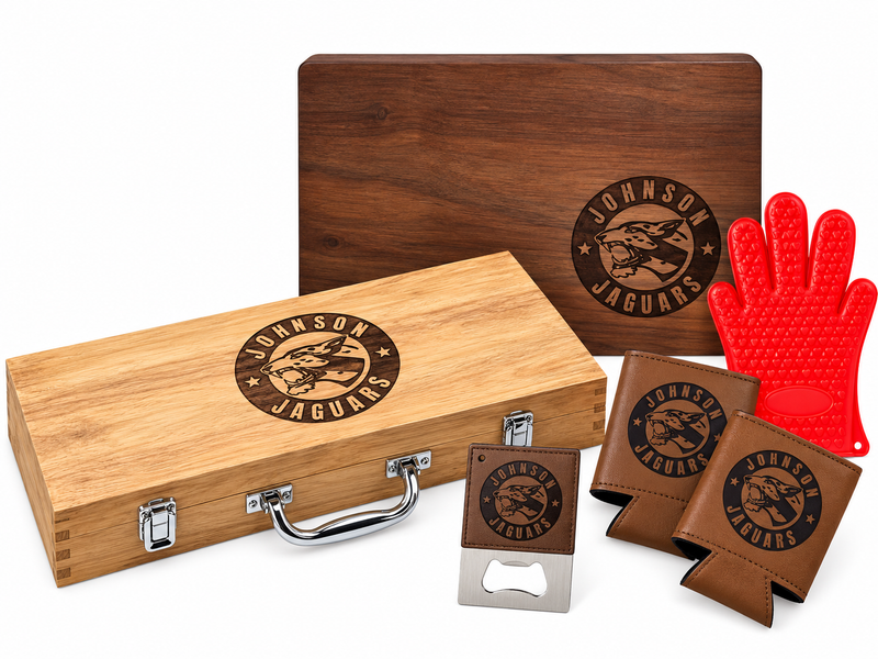 Johnson Jaguars Custom Grilling Set