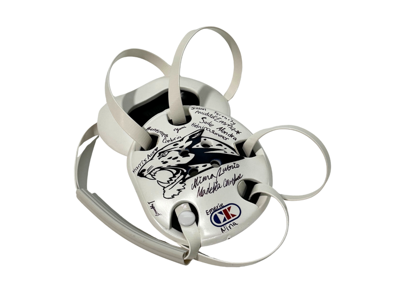 Johnson Jaguars Wrestling 26-27 Signed Headgear