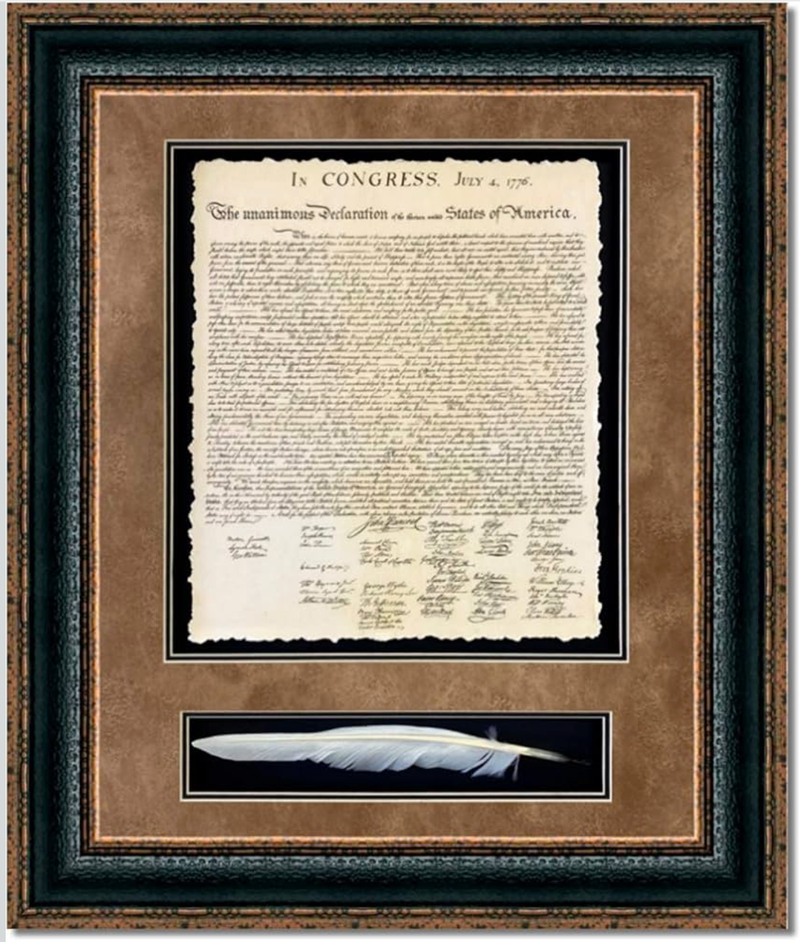Declaration of Independence Framed Wall Art