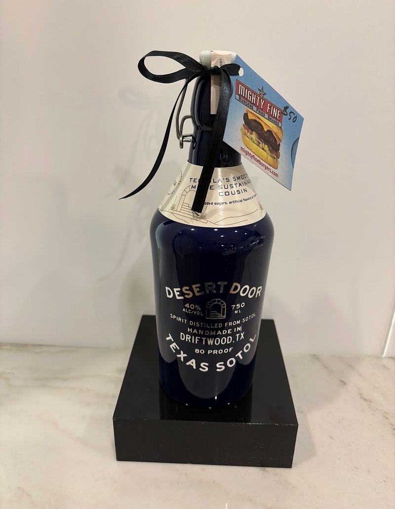 Desert Door Sotol & $50 Mighty Fine Burger Gift Card