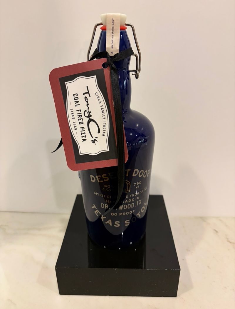 Rare Vault Sotol & $50 gift card to Tony C's