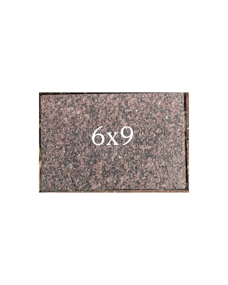 6x9 Memorial Pavers